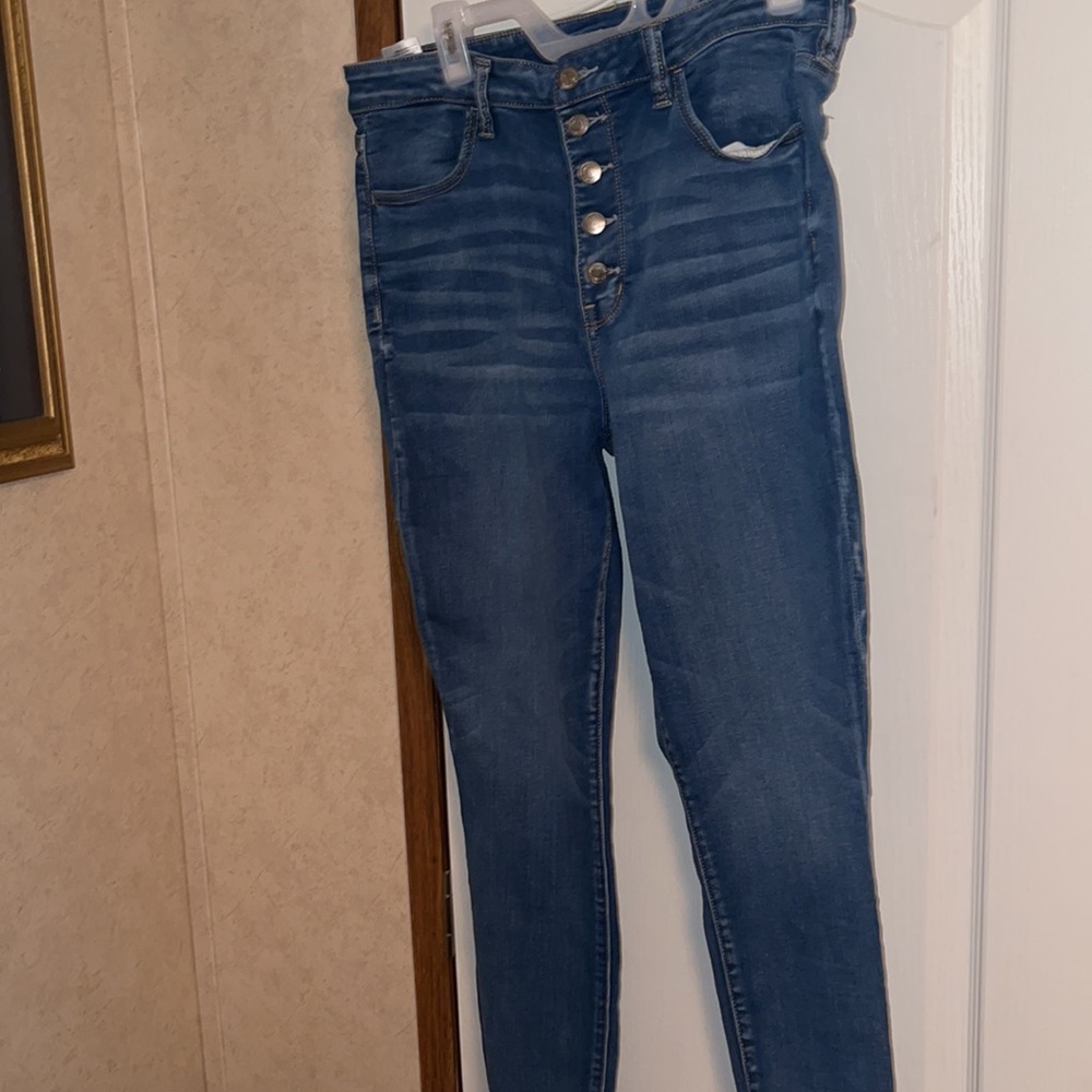NEW next level stretch american eagle super high rise jegging